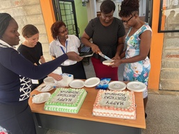 The physicians, nurses, researchers, and staff of Kombewa celebrate the 27th anniversary of the Kombewa Clinical Research Center