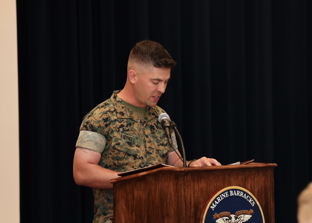 H&amp;S Co. Change of Command