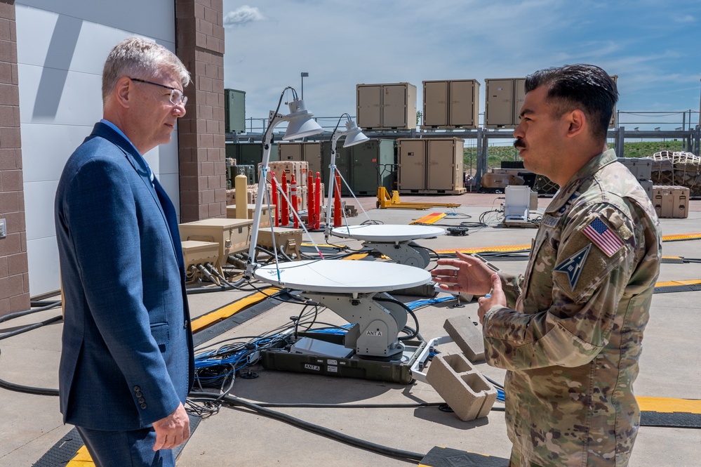 Secretary of the Air Force Troy Meink goes on Space Warfighting Immersion Tour