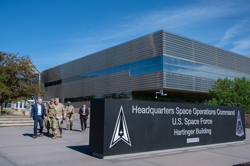 Secretary of the Air Force Troy Meink goes on Space Warfighting Immersion Tour
