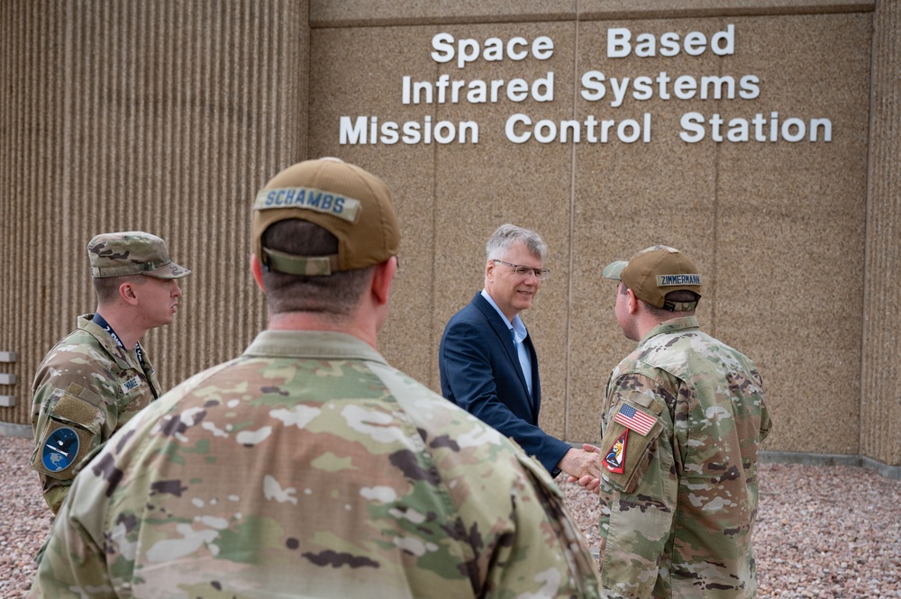 Secretary of the Air Force Troy Meink goes on Space Warfighting Immersion Tour