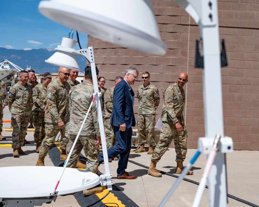 Secretary of the Air Force Troy Meink goes on Space Warfighting Immersion Tour