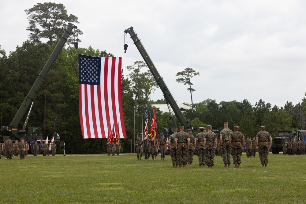 Combat Logistics Regiment 27 Change of Command Ceremony