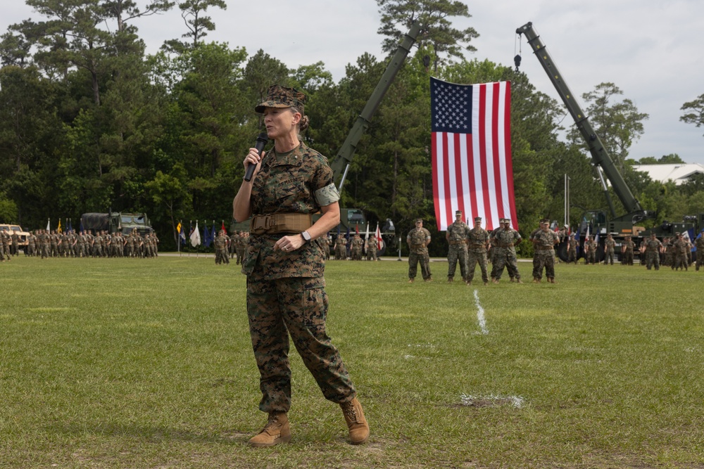 Combat Logistics Regiment 27 Change of Command Ceremony