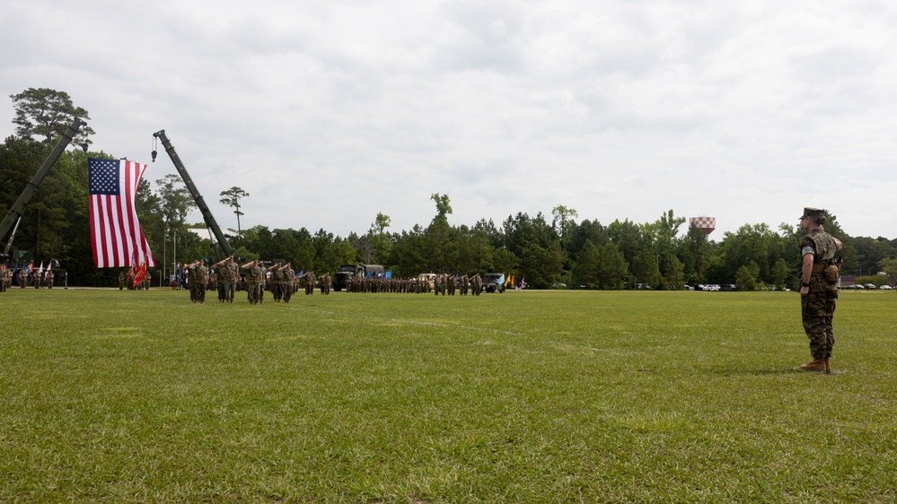 Combat Logistics Regiment 27 Change of Command Ceremony
