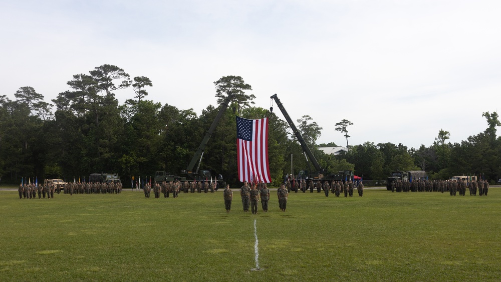 Combat Logistics Regiment 27 Change of Command Ceremony