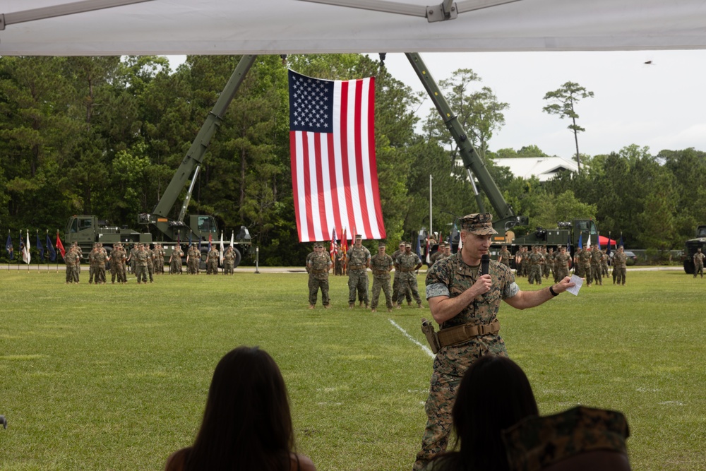 Combat Logistics Regiment 27 Change of Command Ceremony