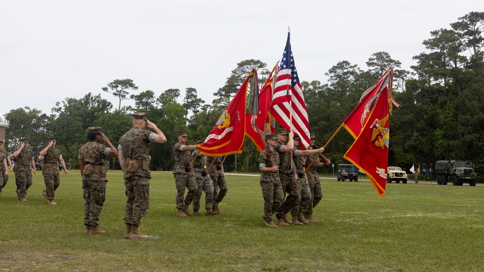 Combat Logistics Regiment 27 Change of Command Ceremony