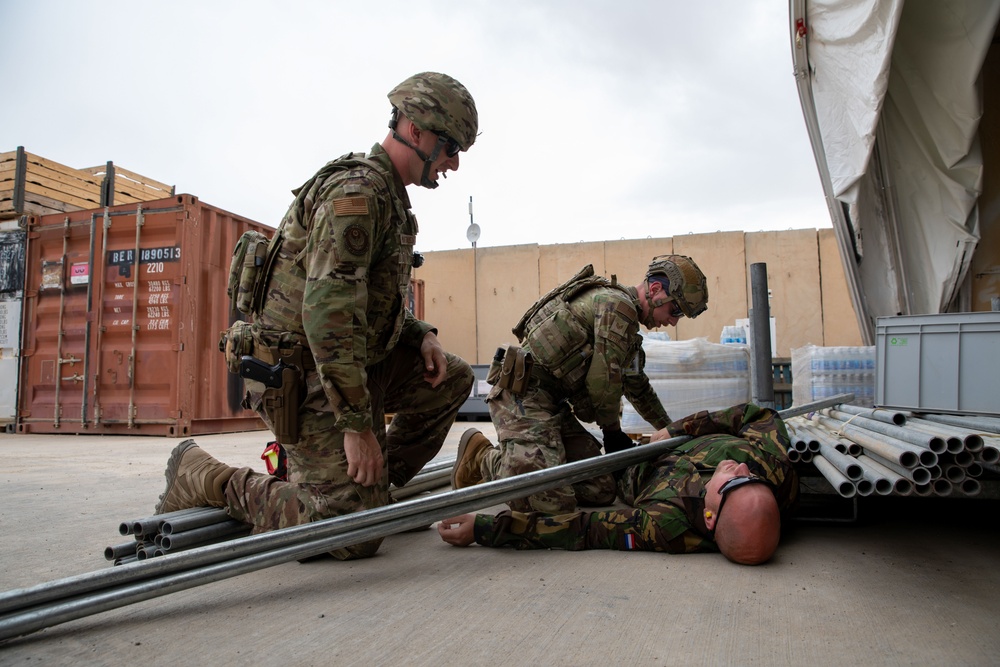 Task Force Lion and Odin Conduct MEDEVAC Exercise