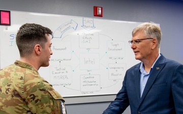 Secretary of the Air Force Troy Meink goes on Space Warfighting Immersion Tour