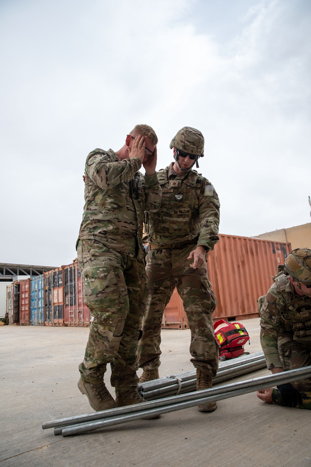 Task Force Lion and Odin Conduct MEDEVAC Exercise