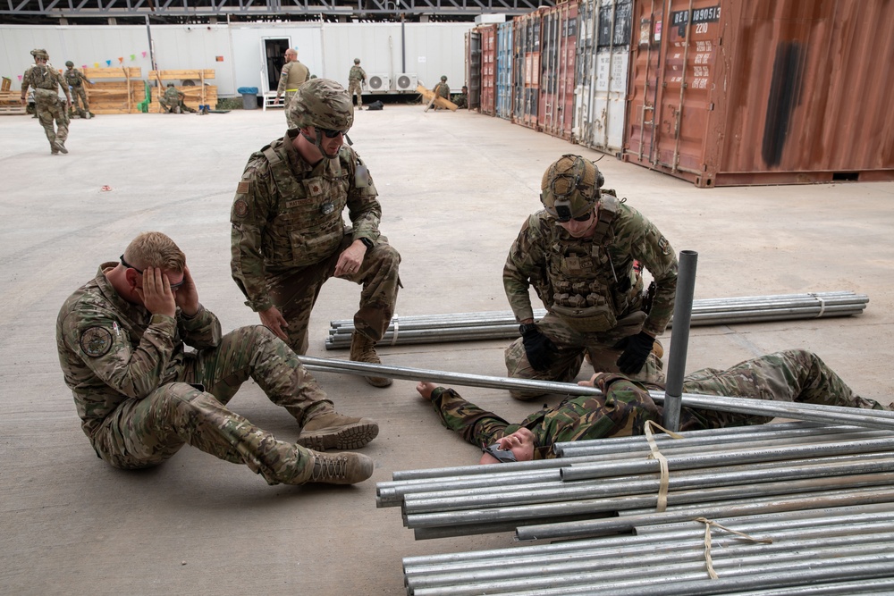 Task Force Lion and Odin Conduct MEDEVAC Exercise