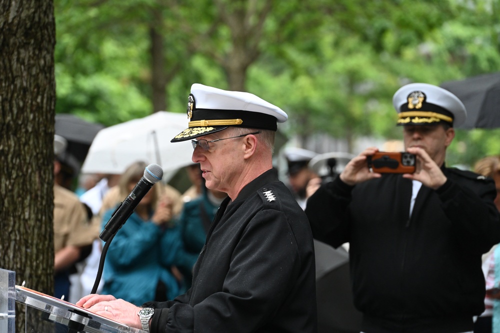 NTAG EMPIRE STATE SAILORS REENLIST AT 9/11 MEMORIAL DURING FLEET WEEK