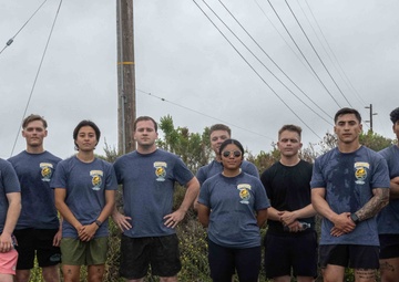 Camp Pendleton Marines participate in the Law Enforcement Torch Run for Special Olympics in Southern California