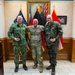 Maj. Gen. Brooks presents gifts to German and Netherlands Generals