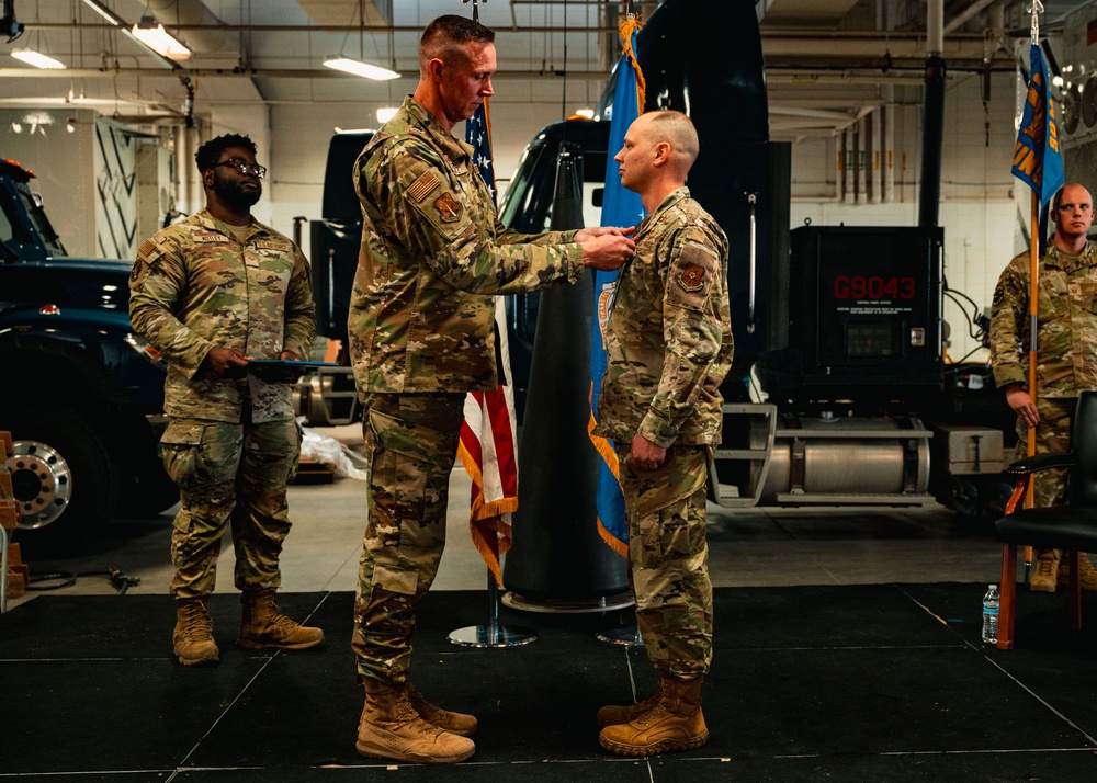 90th Munitions Squadron Change of Command