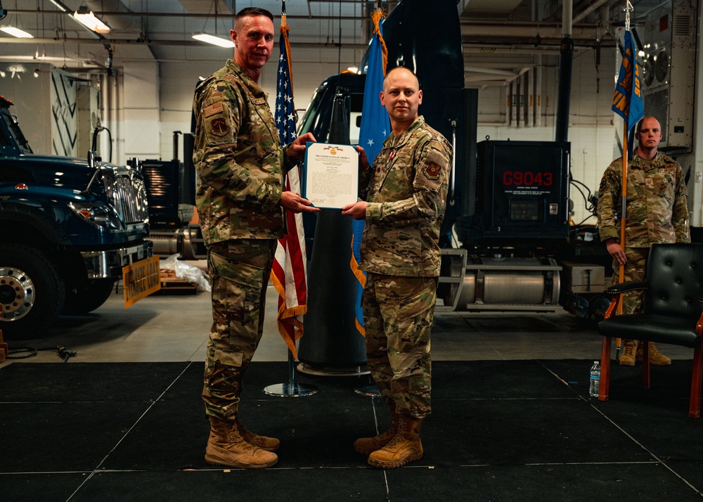 90th Munitions Squadron Change of Command
