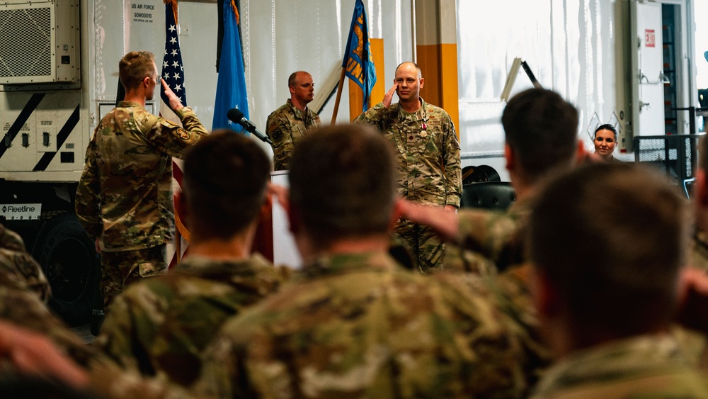 90th Munitions Squadron Change of Command