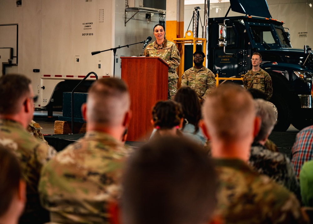 90th Munitions Squadron Change of Command
