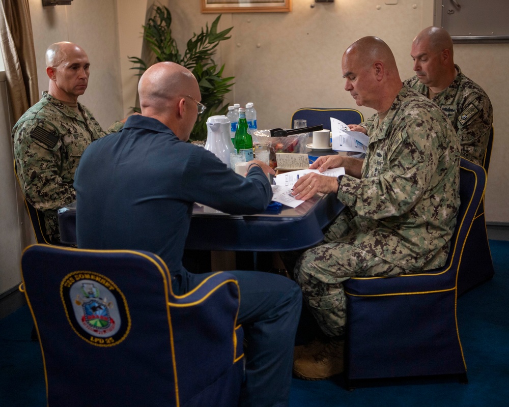 SWOBOSS Visitis USS Somerset