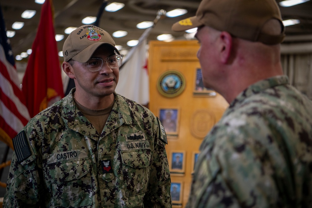 SWOBOSS Visits USS Somerset