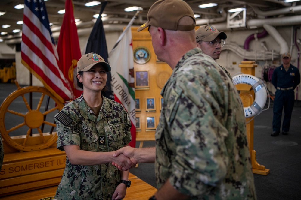 SWOBOSS Visits USS Somerset