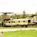CH-47 Chinook crew helps Army Reserve competitors for Best Squad competition at Fort McCoy