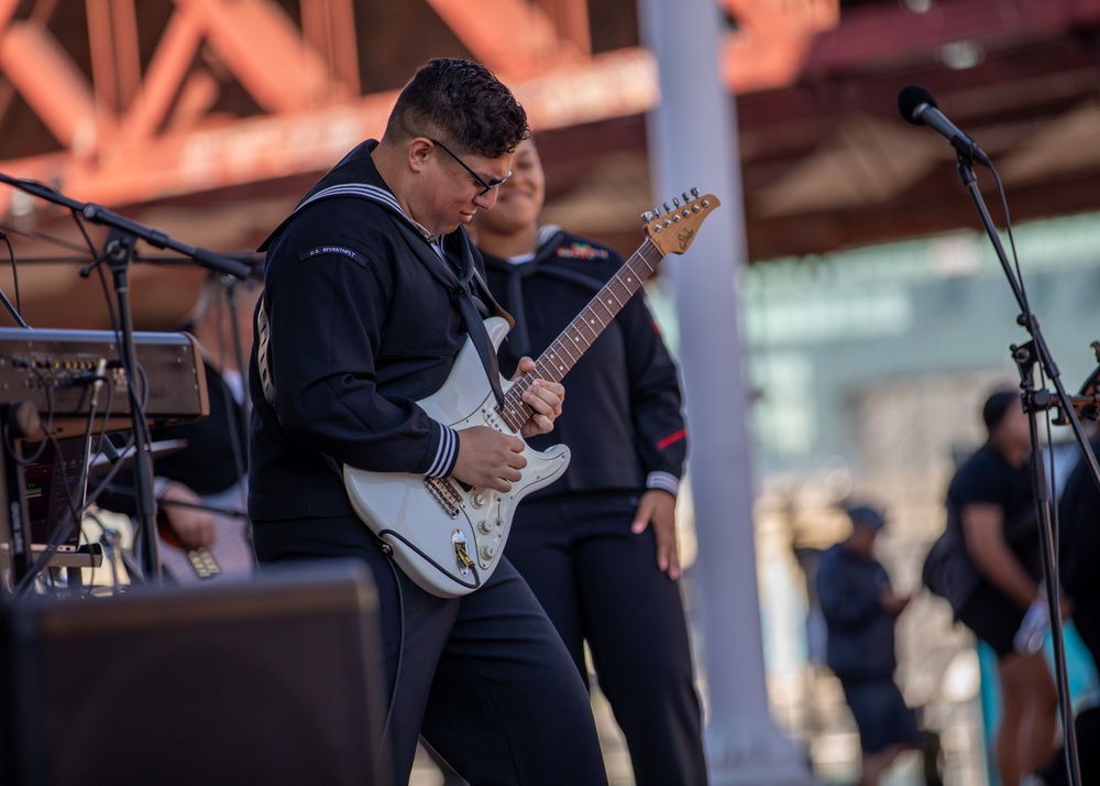 U.S. 7th Fleet Band Performs at Australian National Maritime Museum in Sydney Australia