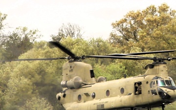 Photo Story: CH-47 Chinook crew helps Army Reserve competitors for Best Squad competition at Fort McCoy, Part 1