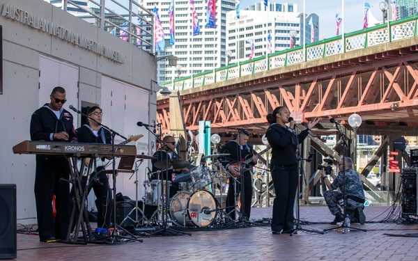 U.S. 7th Fleet Band Performs at Australian National Maritime Museum in Sydney Australia