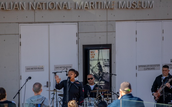 U.S. 7th Fleet Band Performs at Australian National Maritime Museum in Sydney Australia