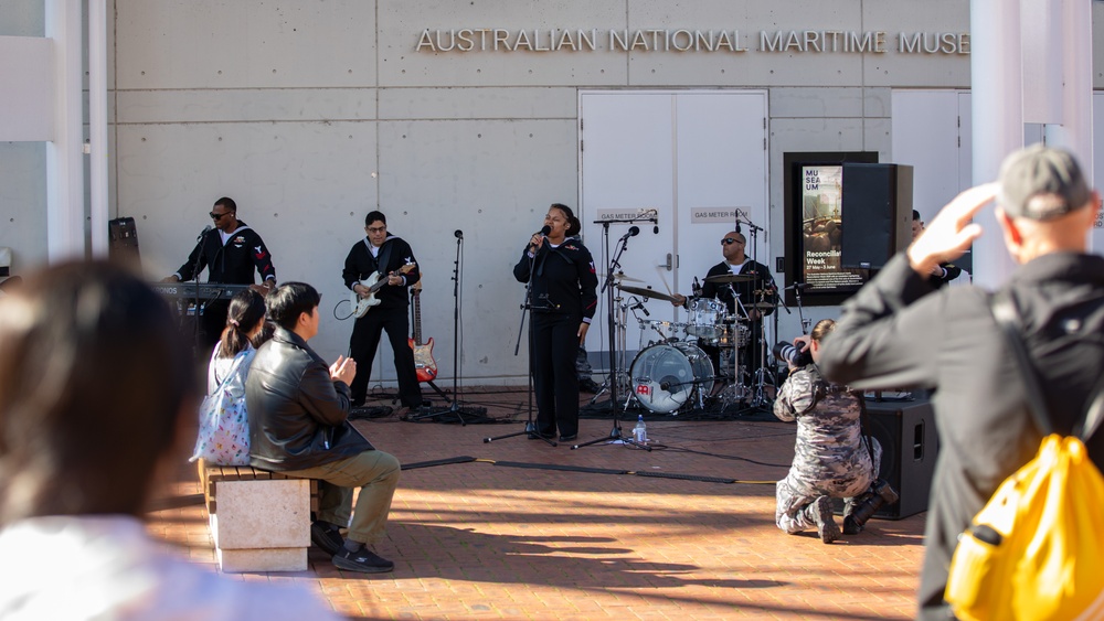 U.S. 7th Fleet Band Performs at Australian National Maritime Museum in Sydney Australia