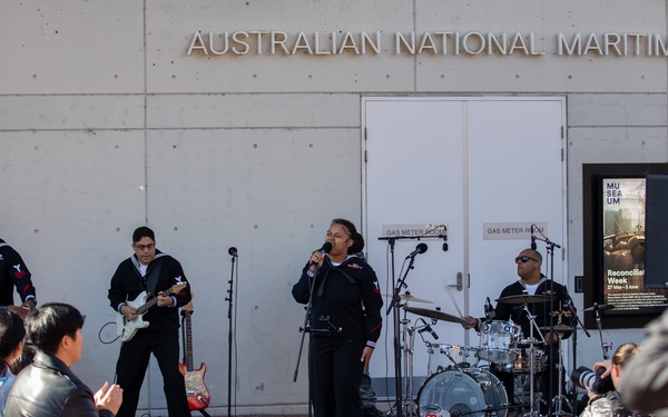 U.S. 7th Fleet Band Performs at Australian National Maritime Museum in Sydney Australia