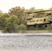 CH-47 Chinook crew helps Army Reserve competitors for Best Squad competition at Fort McCoy