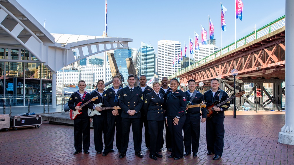 U.S. 7th Fleet Band Performs at Australian National Maritime Museum in Sydney Australia