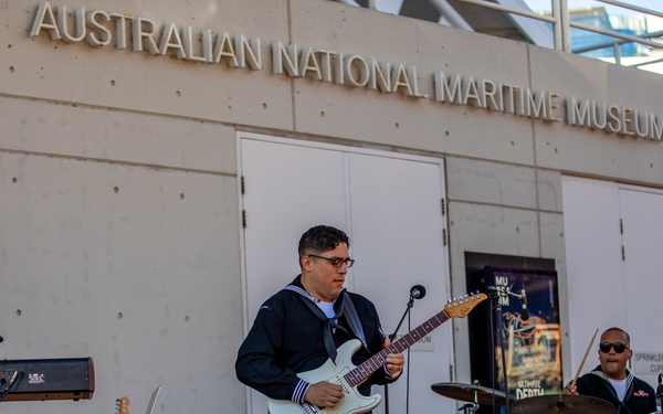 U.S. 7th Fleet Band Performs at Australian National Maritime Museum in Sydney Australia