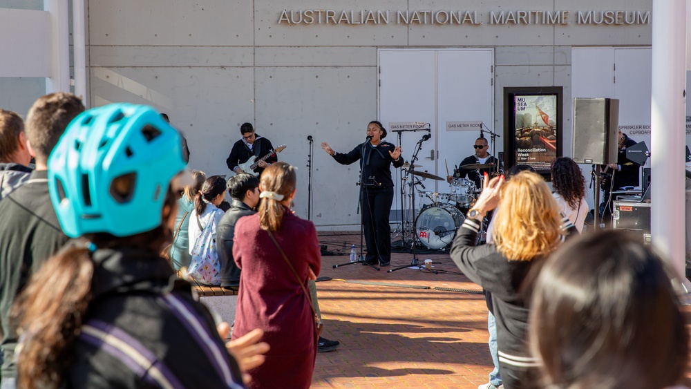 U.S. 7th Fleet Band Performs at Australian National Maritime Museum in Sydney Australia