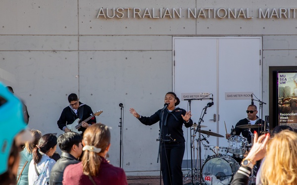 U.S. 7th Fleet Band Performs at Australian National Maritime Museum in Sydney Australia