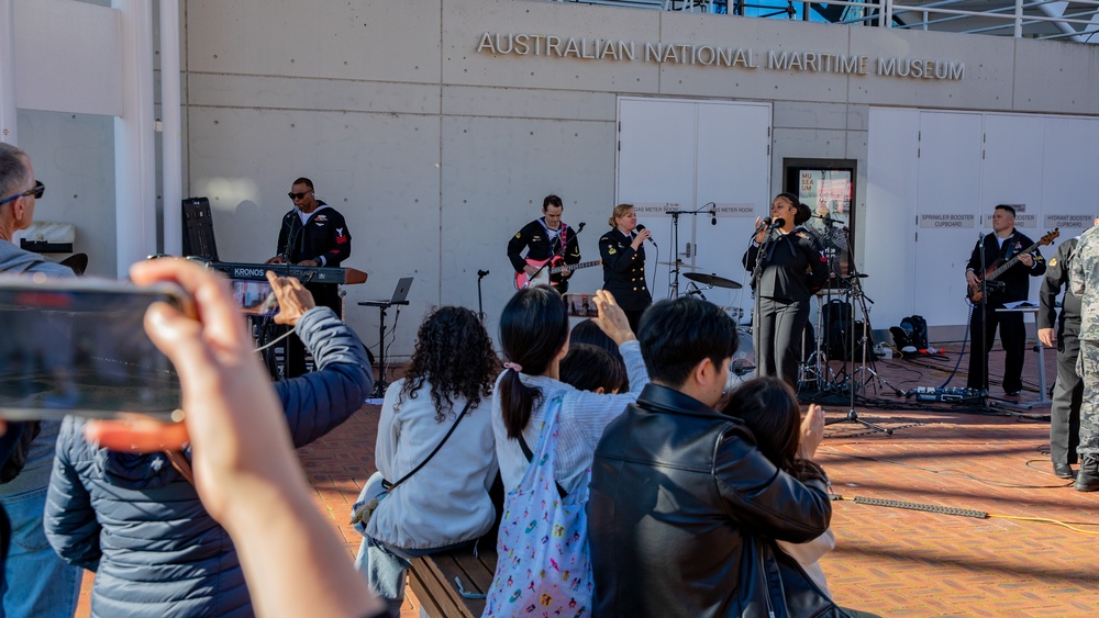 U.S. 7th Fleet Band Performs at Australian National Maritime Museum in Sydney Australia