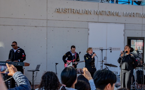U.S. 7th Fleet Band Performs at Australian National Maritime Museum in Sydney Australia