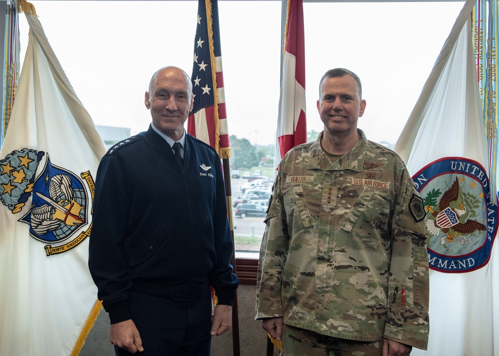 CSAF visits NORAD and USNORTHCOM Headquarters