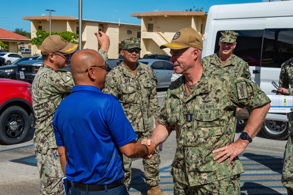 CNIC tours unaccompanied housing on Naval Base Guam