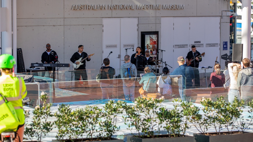 U.S. 7th Fleet Band Performs at Australian National Maritime Museum in Sydney Australia