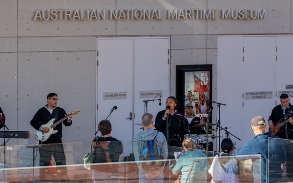 U.S. 7th Fleet Band Performs at Australian National Maritime Museum in Sydney Australia
