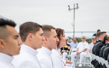 SWOBOSS speaks at NROTC San Diego Commissioning Ceremony