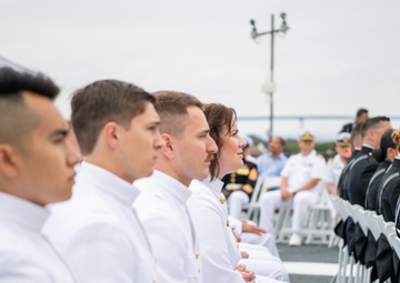 SWOBOSS speaks at NROTC San Diego Commissioning Ceremony
