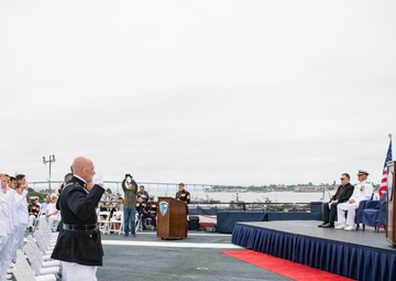 SWOBOSS speaks at NROTC San Diego Commissioning Ceremony