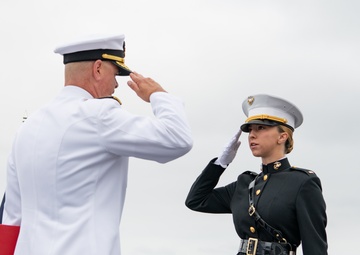 SWOBOSS speaks at NROTC San Diego Commissioning Ceremony