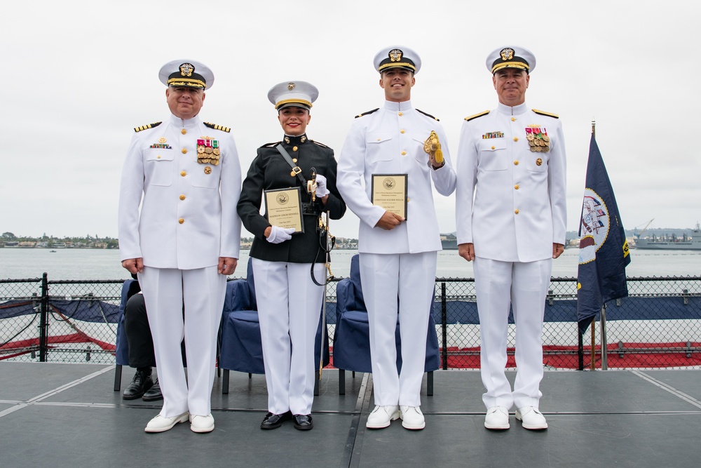 SWOBOSS speaks at NROTC San Diego Commissioning Ceremony