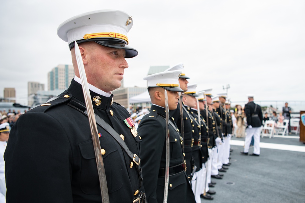 SWOBOSS speaks at NROTC San Diego Commissioning Ceremony